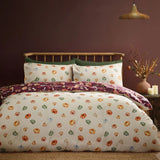 Catherine Lansfield Autumn Pumpkins Halloween Duvet Cover Set - Plum image 4