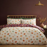 Catherine Lansfield Autumn Pumpkins Duvet Cover Set - Autumn Pumpkins Plum Duvet Set