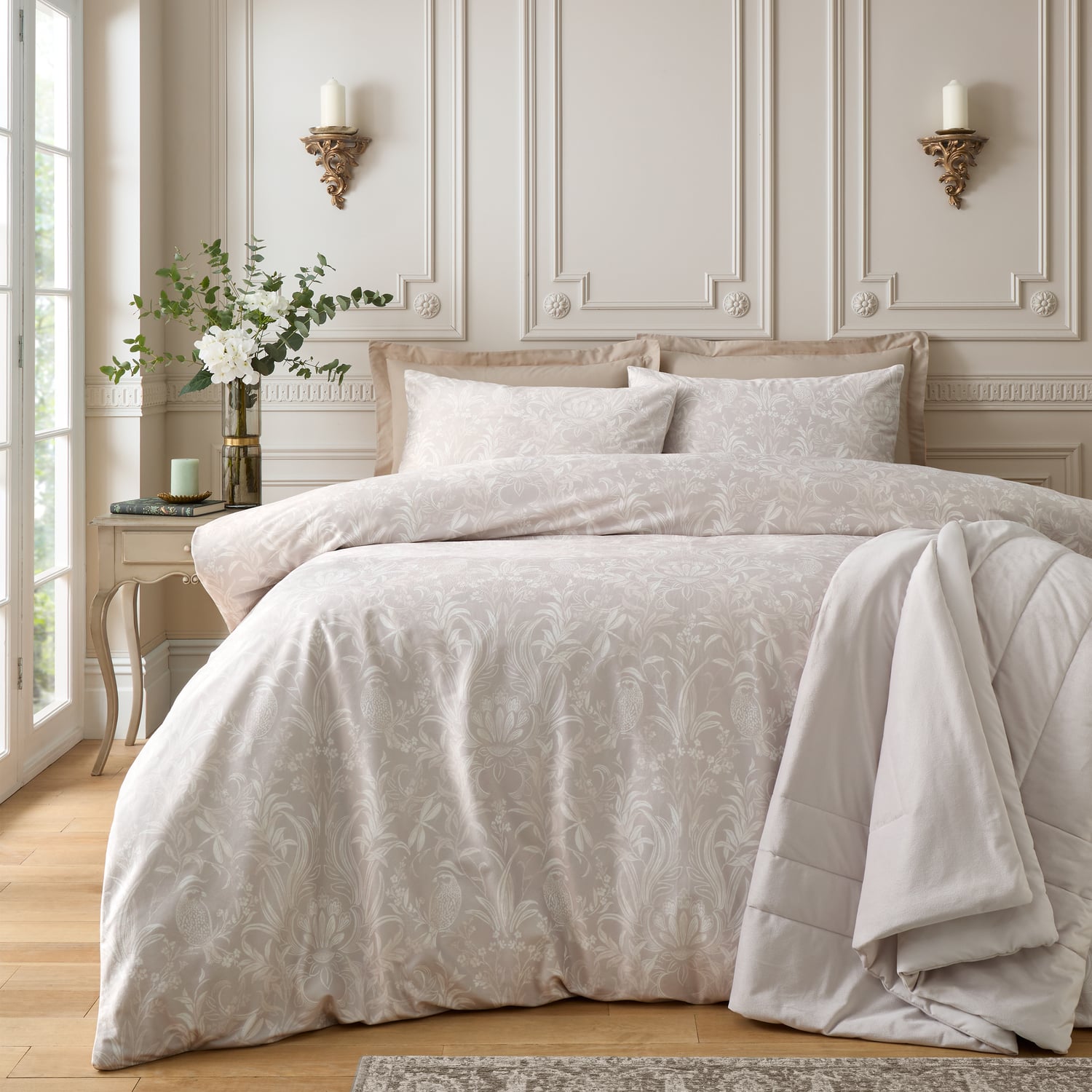 Catherine Lansfield Bridgerton Regal Birds Duvet Cover Set