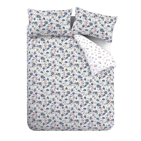 Bianca Ophelia Floral Brushed Cotton Flannelette Duvet Cover Set - Brushed Ophelia Floral Duvet Set