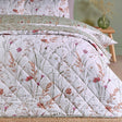Catherine Lansfield Brushed Grasmere Floral Bedspread - Green