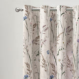 Catherine Lansfield Grasmere Floral Eyelet Curtains Polycotton - Grasmere Floral Curtains
