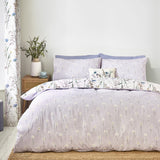 Catherine Lansfield Brushed Grasmere Floral Duvet Cover Set - Green - Grasmere Floral Duvet Set