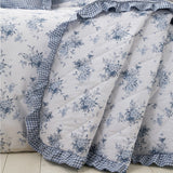 Catherine Lansfield Lucie Floral Frill Bedspread