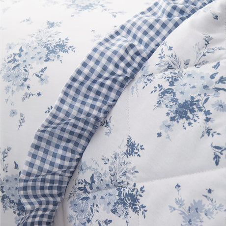 Catherine Lansfield Lucie Floral Frill Bedspread - Lucie Floral Frill Bedspread