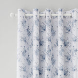 Catherine Lansfield Lucie Floral Eyelet Curtains Polycotton