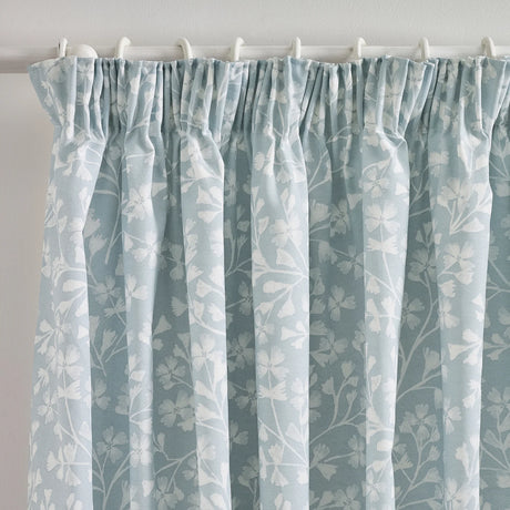 Catherine Lansfield Brooke Floral Lined Eyelet Curtains Pair