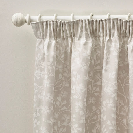 Catherine Lansfield Brooke Floral Lined Eyelet Curtains Pair