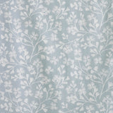 Catherine Lansfield Brooke Floral Lined Eyelet Curtains - Duck Egg Blue Polycotton - Brooke Floral Curtains Duck Egg