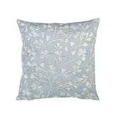 Catherine Lansfield Brooke Floral Filled Cushion 45cm x 45cm - Brooke Floral Cushion Duck Egg