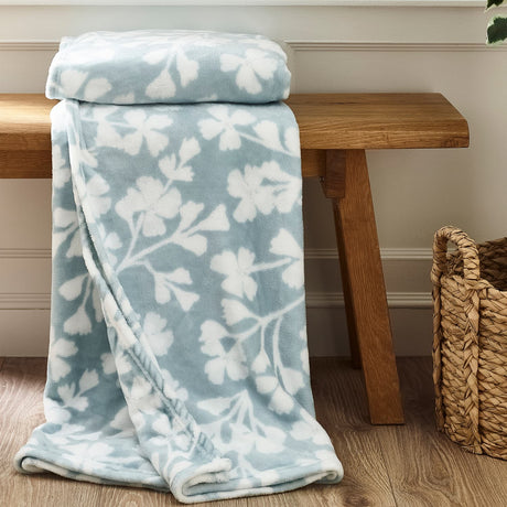 Catherine Lansfield Brooke Floral Throw 200cm x 240cm