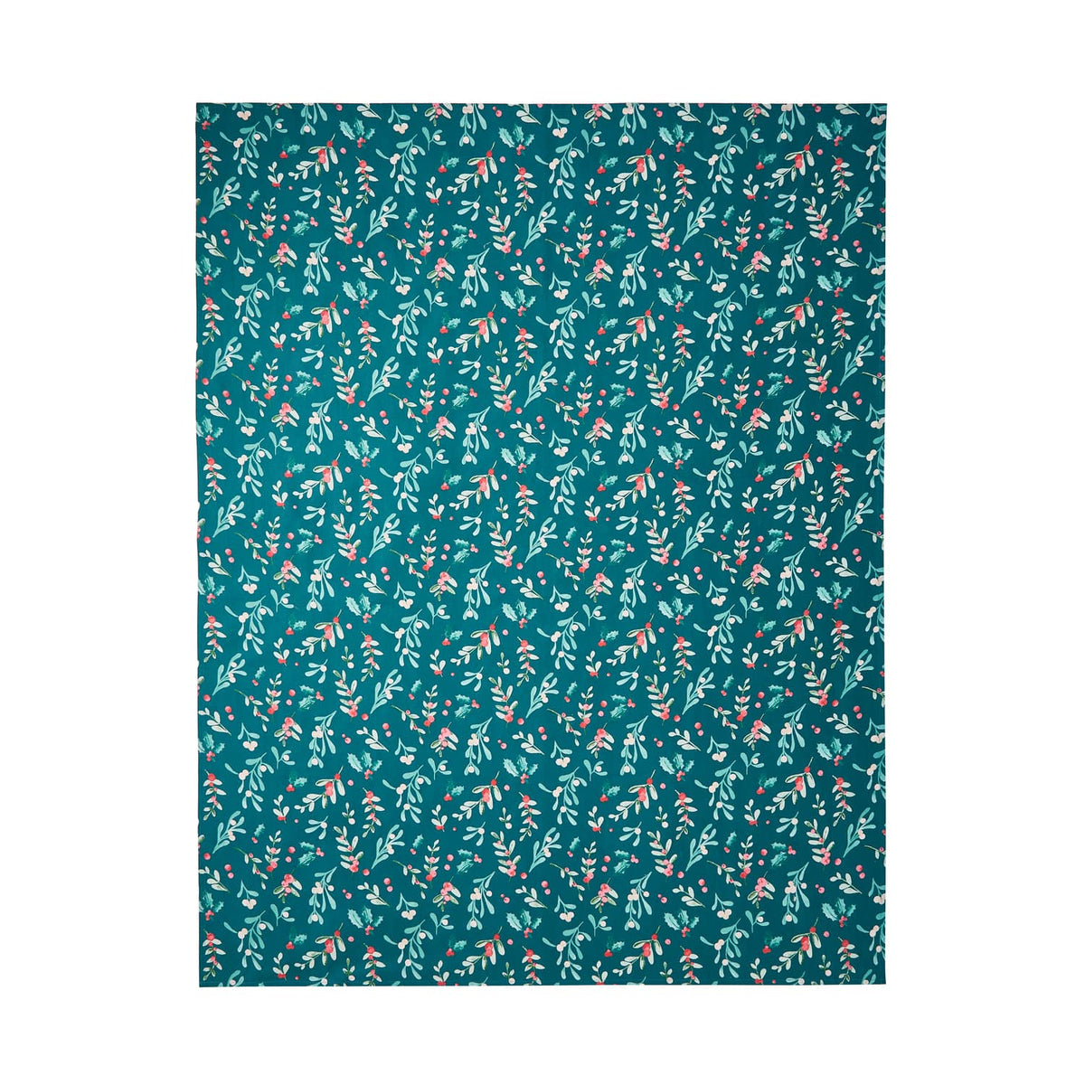 Catherine Lansfield Holly & Mistletoe Christmas Tablecloth - Christmas Holly & Mistletoe Table Cloth