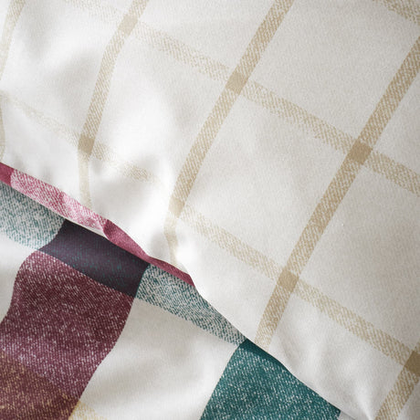 Catherine Lansfield Autumn Check Duvet Cover Set - Autumn Check Duvet Set