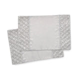 Catherine Lansfield Deco Sequin Placemats 4 Pack Silver - Deco Sequin Dining Placemat Silver