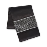 Catherine Lansfield Deco Sequin Placemats 4 Pack Black - Deco Sequin Dining Runner Black