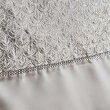 Catherine Lansfield Deco Sequin Placemats 4 Pack Silver - Deco Sequin Dining Runner Silver