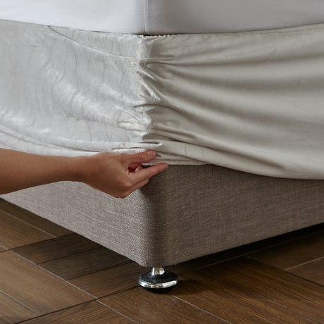 Catherine Lansfield Kingsley Divan Base Wrap - Kingsley Base Wrap Cream