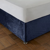 Catherine Lansfield Kingsley Divan Base Wrap - Kingsley Base Wrap Navy