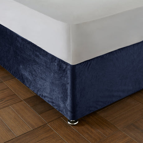 Catherine Lansfield Kingsley Divan Base Wrap - Kingsley Base Wrap Navy