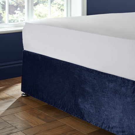 Catherine Lansfield Kingsley Divan Base Wrap - Kingsley Base Wrap Navy