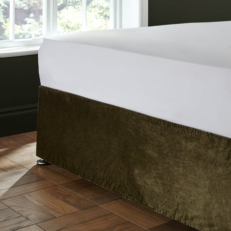 Catherine Lansfield Kingsley Divan Base Wrap - Kingsley Base Wrap Olive