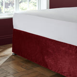 Catherine Lansfield Kingsley Divan Base Wrap - Kingsley Base Wrap Raspberry