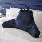 Catherine Lansfield Kingsley Cuddle Cushion Filled Back Support - Kingsley Chair Cushion Navy
