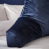 Catherine Lansfield Kingsley Cuddle Cushion Filled Back Support - Kingsley Chair Cushion Navy