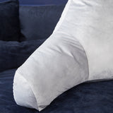 Catherine Lansfield Kingsley Cuddle Cushion Filled Back Support - Kingsley Chair Cushion Silver