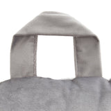 Catherine Lansfield Kingsley Cuddle Cushion Filled Back Support - Kingsley Chair Cushion Silver