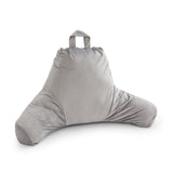 Catherine Lansfield Kingsley Cuddle Cushion Filled Back Support - Kingsley Chair Cushion Silver