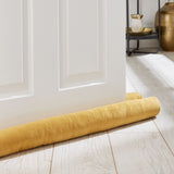 Catherine Lansfield Kingsley Cosy Draught Excluder - Kingsley Draught Excluder Ochre