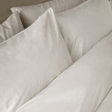 Catherine Lansfield Kingsley Matt Cream Velvet Duvet Cover Bedding Set - Kingsley Duvet Set Cream