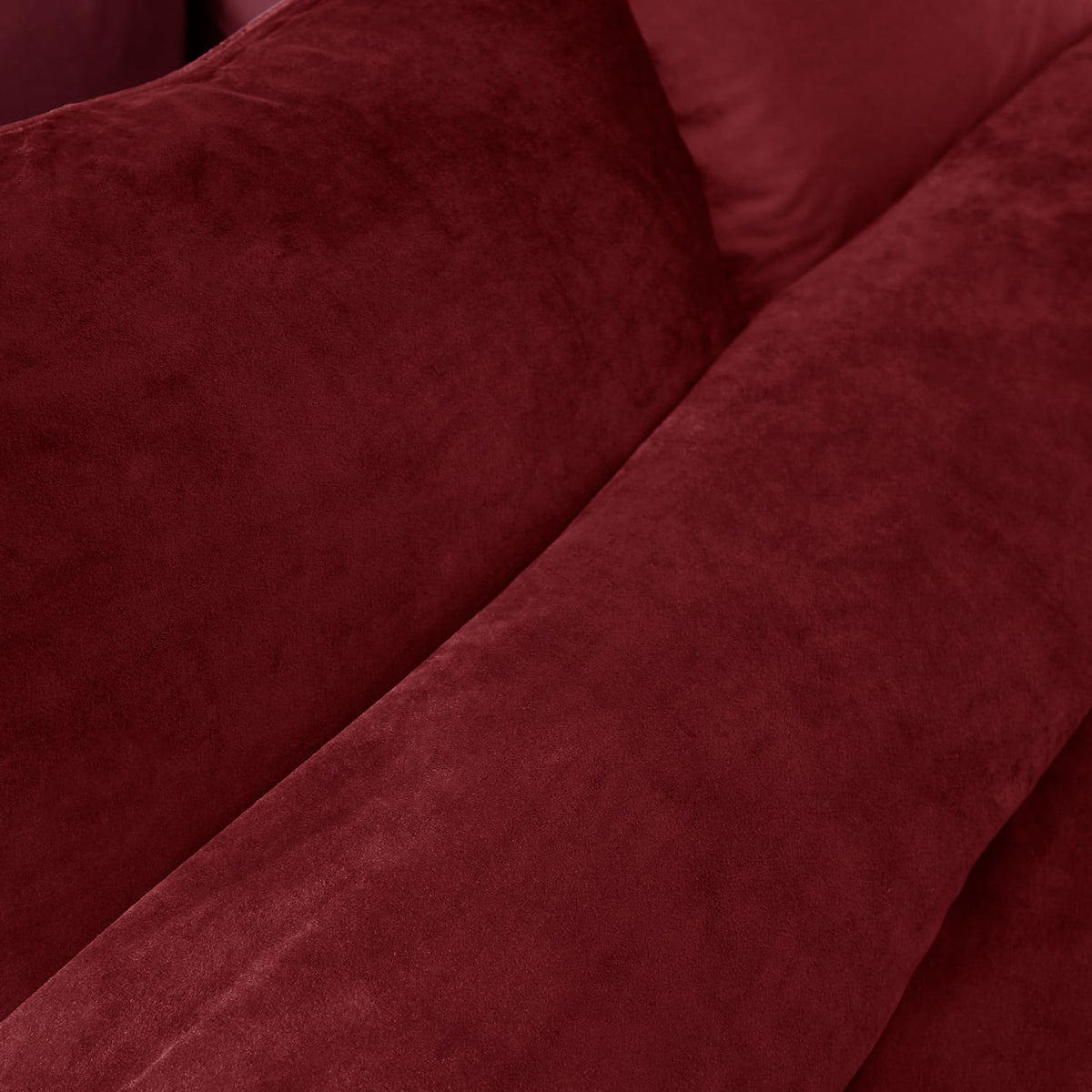 Catherine Lansfield Kingsley Matt Raspberry Velvet Duvet Cover Bedding Set - Kingsley Duvet Set Raspberry