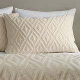Catherine Lansfield Jacob Geo Natural Duvet Cover Bedding Set - Jacob Geo Duvet Set Natural