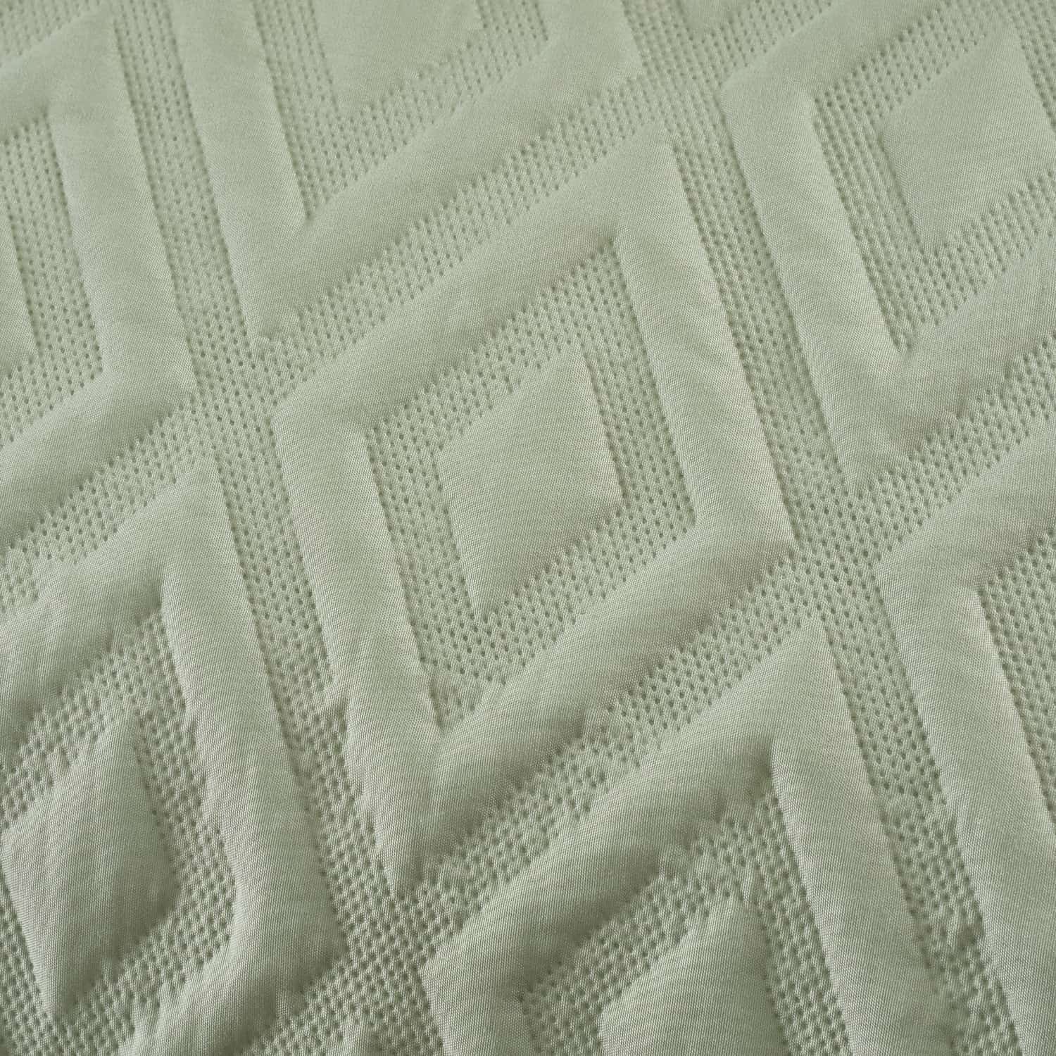 Catherine Lansfield Jacob Geo Duvet Cover Set - Jacob Geo Duvet Set Sage
