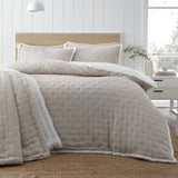 Catherine Lansfield Cosy Nori Sherpa Duvet Cover Set