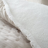 Catherine Lansfield Cosy Nori Sherpa Duvet Cover Set - Cosy Nori Sherpa Duvet Set Cream