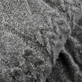 Bianca Cable Knit Cosy Throw 150cm x 200cm - Cable Knit Grey Throw