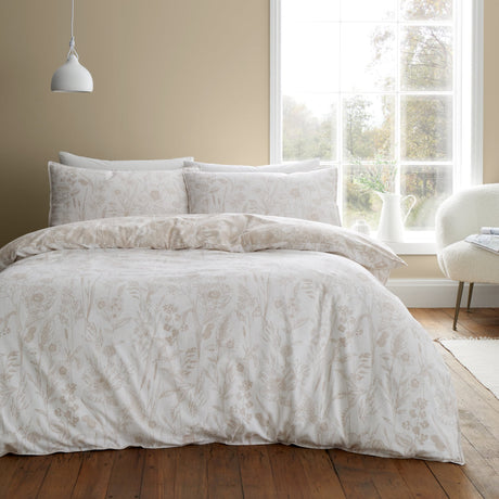 Bianca Fine Linens Brushed Floral Toile Duvet Cover Set - Brushed Floral Toile Duvet Set
