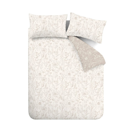 Bianca Fine Linens Brushed Floral Toile Duvet Cover Set - Brushed Floral Toile Duvet Set