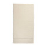 Bianca Zero Twist Satin Stitch 600gsm Cotton Towel - Cream - Zero Twist Satin Stitch Towel Cream