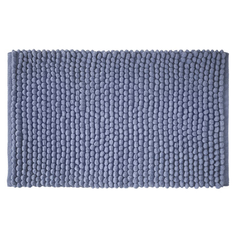 Bianca Aspen Bobble Bath Mat Runner 50cm x 120cm - Aspen Bobble Bath Mat Blue