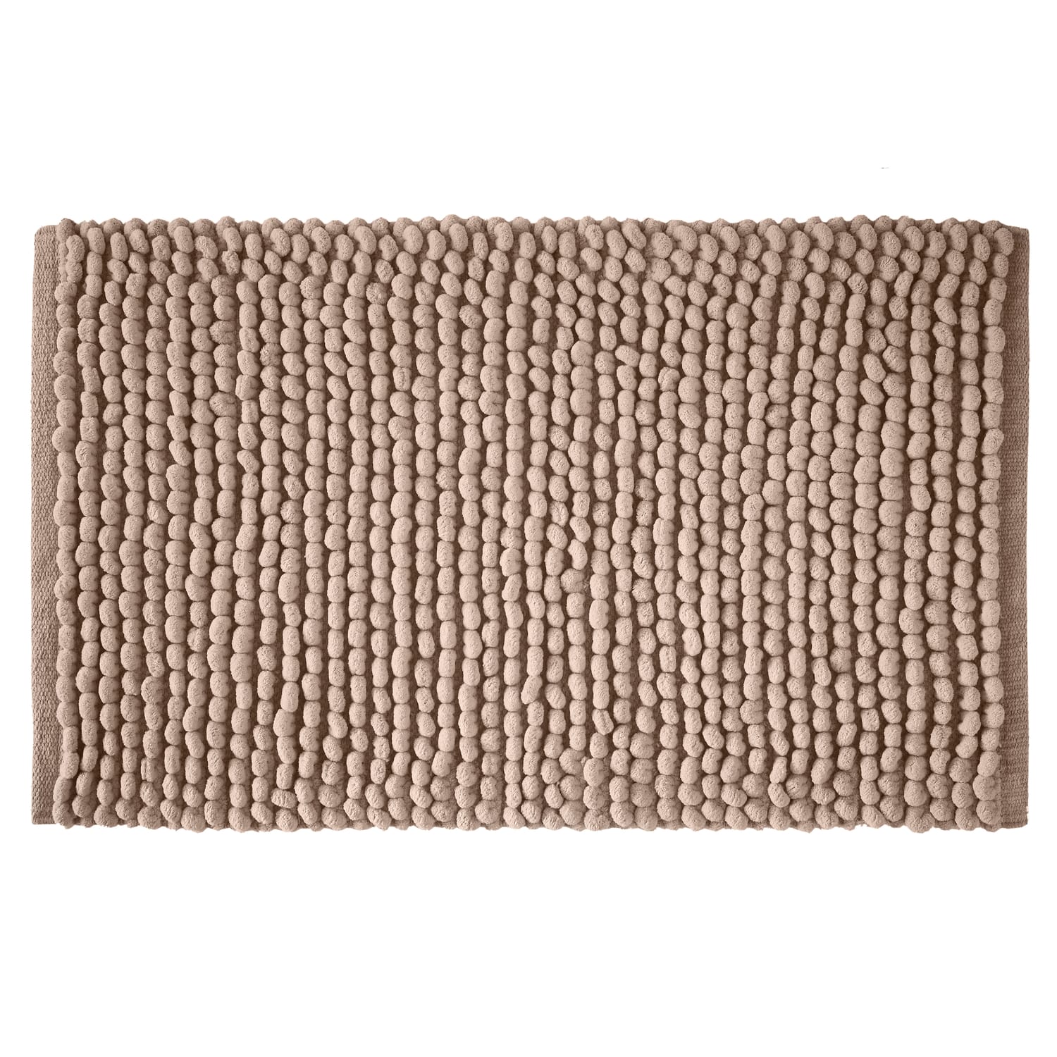 Bianca Aspen Bobble Bath Mat Runner 50cm x 120cm - Aspen Bobble Bath Mat Natural