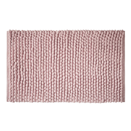Bianca Aspen Bobble Bath Mat Runner 50cm x 120cm - Aspen Bobble Bath Mat Pink