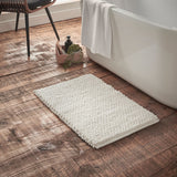 Bianca Aspen Bobble Blue Bath Mat 50x80cm - Aspen Bobble Bath Mat White
