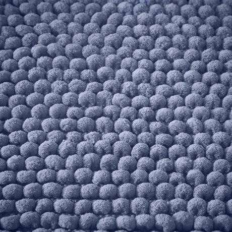 Bianca Aspen Bobble Bath Mat Runner 50cm x 120cm - Aspen Bobble Blue