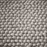 Bianca Aspen Bobble Bath Mat Runner 50cm x 120cm - Aspen Bobble Grey