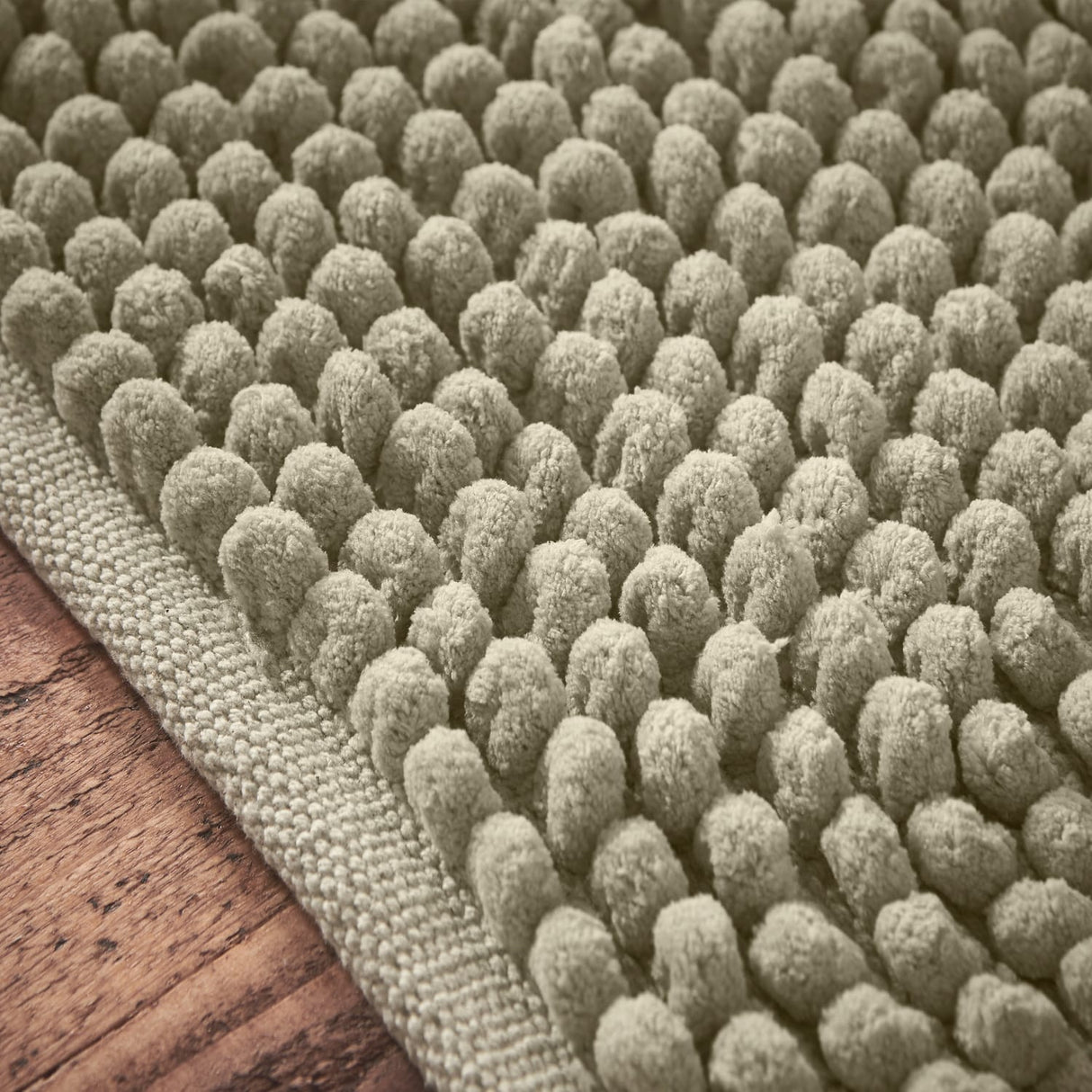 Bianca Aspen Bobble Blue Bath Mat 50x80cm - Aspen Bobble Sage Green