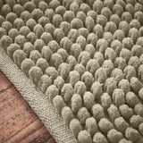 Bianca Aspen Bobble Blue Bath Mat 50x80cm - Aspen Bobble Sage Green